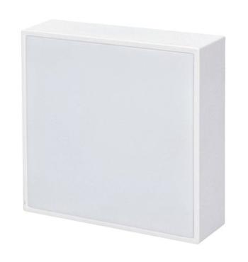 Ecolite Bílý přisazený LED panel s tenkým rámečkem hranatý 170 x 170mm 24W WFPS03-24W