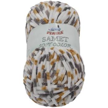 Samet Soft color 100g - 17 béžová, šedá, bílá (7107)