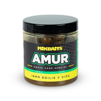 Mikbaits Boilie v dipu Amur range 250ml - 16mm