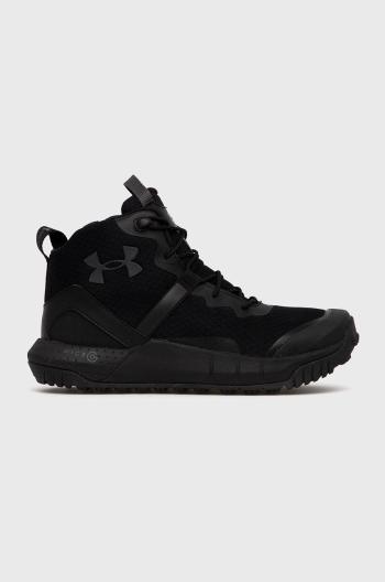 Boty Under Armour UA Micro G Valsetz Zip Mid pánské, černá barva