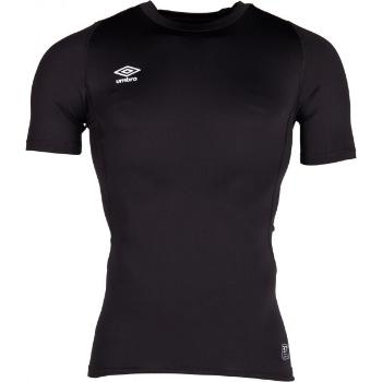 Umbro CORE SS CREW BASELAYER Pánské sportovní triko, černá, velikost