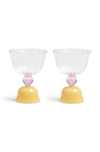 Sada sklenic na víno &k amsterdam Glass Tulip Caramel 2-pack