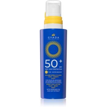 Gyada Cosmetics Solar ochranný krém na obličej a tělo pro děti SPF 50+ 150 ml