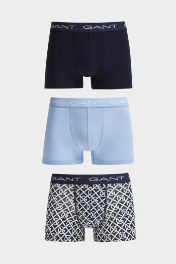 SPODNÍ PRÁDLO GANT G PATTERN TRUNK 3-PACK EVENING BLUE