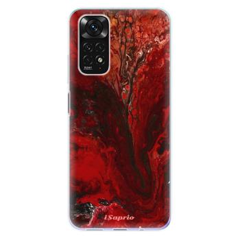 Odolné silikonové pouzdro iSaprio - RedMarble 17 - Xiaomi Redmi Note 11 / Note 11S