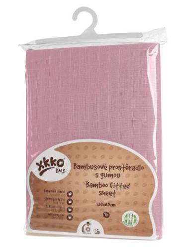 XKKO BMB Plachta s gumou do postieľky, Baby Pink 120 x 60 cm