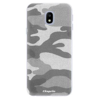 Silikonové pouzdro iSaprio - Gray Camuflage 02 - Samsung Galaxy J3 2017