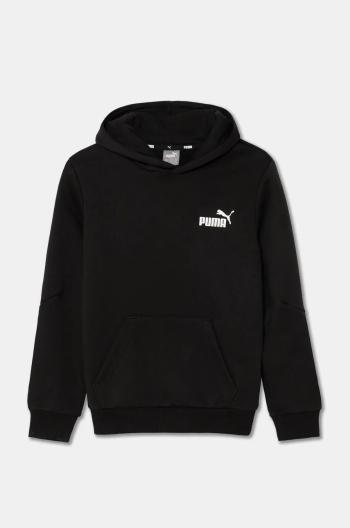 Puma gyerek felső ESS Tape Hoodie fekete, sima, kapucnis, 848818