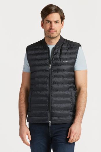 VESTA GANT LIGHT PADDED BOMBER VEST BLACK3