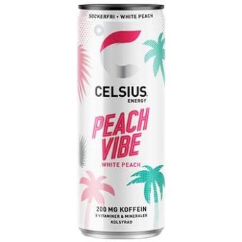 Celsius Peach Vibe - Broskev - 355 ml (7350058330127)