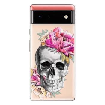 Odolné silikonové pouzdro iSaprio - Pretty Skull - Google Pixel 6 5G