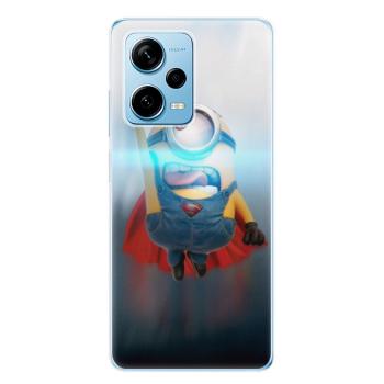 Odolné silikonové pouzdro iSaprio - Mimons Superman 02 - Xiaomi Redmi Note 12 Pro 5G / Poco X5 Pro 5G