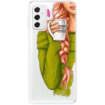 iSaprio My Coffe and Redhead Girl pro Samsung Galaxy M52 5G (coffread-TPU3-M52_5G)