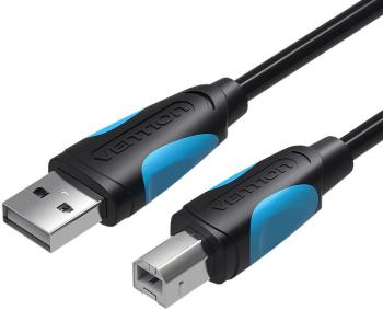 Adatkábel Vention USB-A to USB-B Print Cable 2m Black