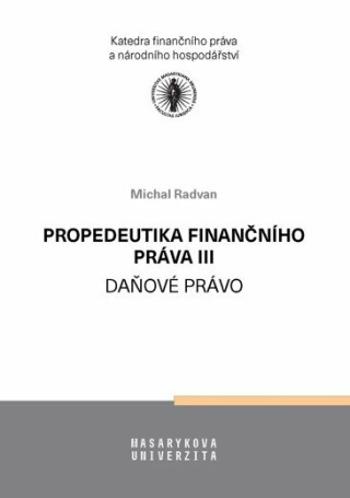 Propedeutika finančního práva III