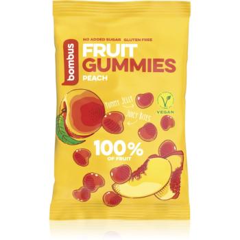 Bombus Fruit Gummies ovocné bonbóny příchuť Peach 35 g