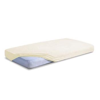BABYMATEX Frottír lepedő 60x120 cm krémszínű