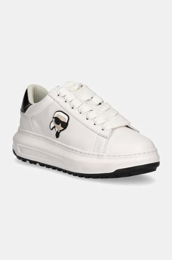 Sneakers boty Karl Lagerfeld KAPRI bílá barva, KL57530