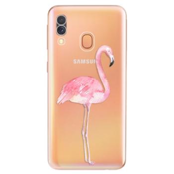 Odolné silikonové pouzdro iSaprio - Flamingo 01 - Samsung Galaxy A40