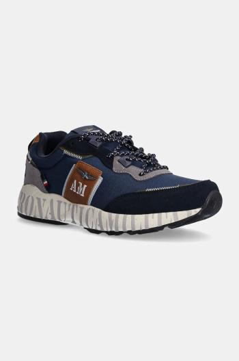 Sneakers boty Aeronautica Militare tmavomodrá barva, SC293CT3381