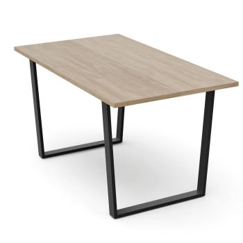 Blumfeldt Bearsdon jídelní set, stolová deska a kovové nohy stolu, industriální styl, stabilní, moderní