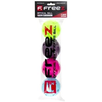 FREEZ BALL OFFICIAL TUBE 4 PCS Sada florbalových míčků, mix, velikost