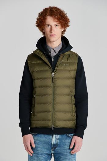 VESTA GANT LIGHT DOWN GILET JUNIPER GREEN