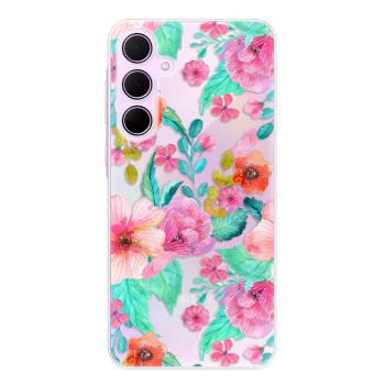 Odolné silikonové pouzdro iSaprio - Flower Pattern 01 - Samsung Galaxy A55 5G