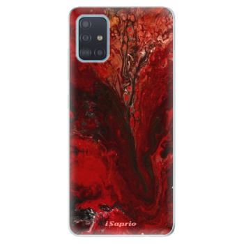 Odolné silikonové pouzdro iSaprio - RedMarble 17 - Samsung Galaxy A51