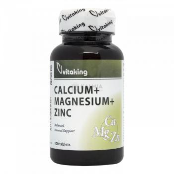 Vitaking Calcium + Magnesium + Zinc tabletta 100 db