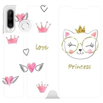 Flipové pouzdro na mobil Huawei P30 Lite - MH03S Kočička princess (5903226897889)