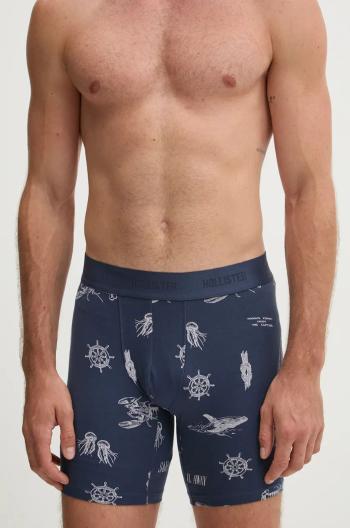 Boxerky Hollister Co. 3-pack pánské, modrá barva, KI314-4020