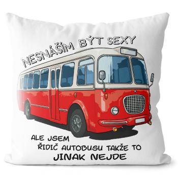 Polštář Sexy autobusák (Velikost: 40 x 40 cm)