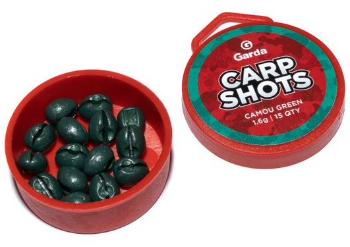 Garda bročky carp shots camou green - 15 ks 1,6 g