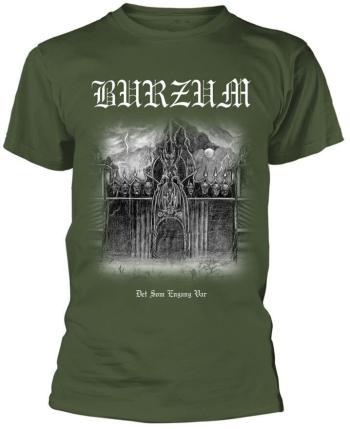 Burzum Tričko Det Som Engang Var Unisex Green L