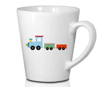 Hrnek Latte 325ml Kids train