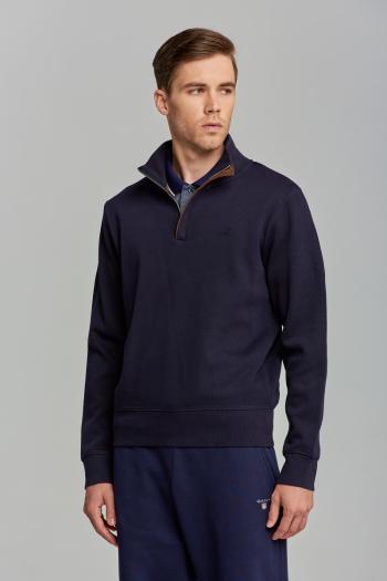 MIKINA GANT D1. SACKER RIB HALF ZIP NAVY