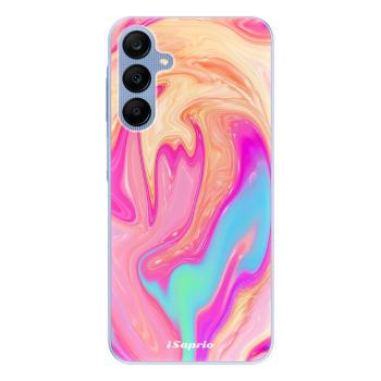 Odolné silikonové pouzdro iSaprio - Orange Liquid - Samsung Galaxy A25 5G