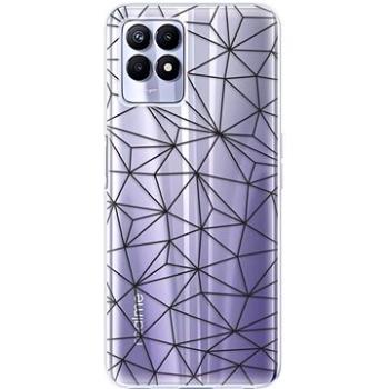 iSaprio Abstract Triangles 03 pro black pro Realme 8i (trian03b-TPU3-Rlm8i)