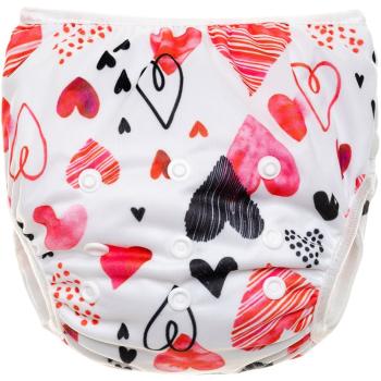 T-TOMI Diaper Swimwear Hearts pratelné plenkové plavky 5-12 kg 1 ks