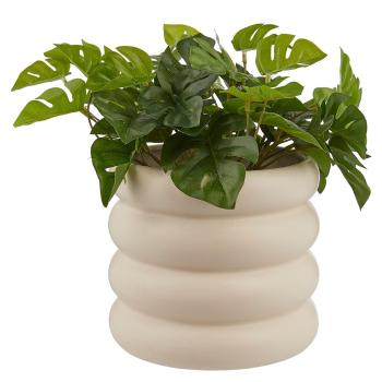 HOOP kaspó, bézs  Ø 11 cm