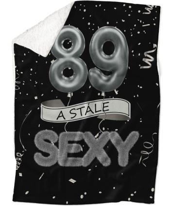 Deka Stále sexy – Černá (věk: 89, Podšití beránkem: ANO)