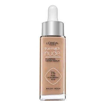 L´Oréal Paris True Match Nude Plumping Tinted Serum szérum tónusegyesítő 3-4 Light Medium 30 ml