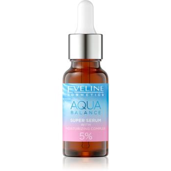 Eveline Cosmetics Aqua Balance Trehalose + PGA Acid intenzivně hydratační sérum s kyselinou hyaluronovou 18 ml