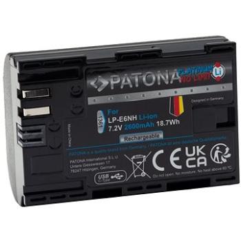 PATONA baterie pro Canon LP-E6NH 2250mAh Li-Ion Platinum USB-C nabíjení (PT1361)