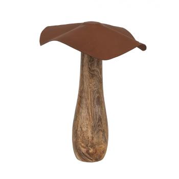 Dřevěná dekorace houba Mushroom - Ø 20*25 cm 6H2387XL