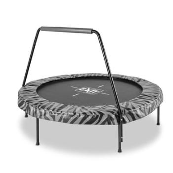 EXIT Tiggy junior Trampolína s madlem ø140 cm, černá/šedá