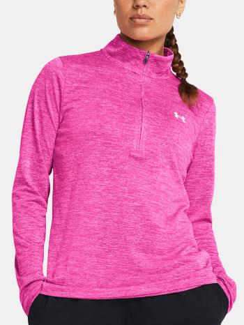 Under Armour Tech 1/2 Zip- Twist Triko Růžová