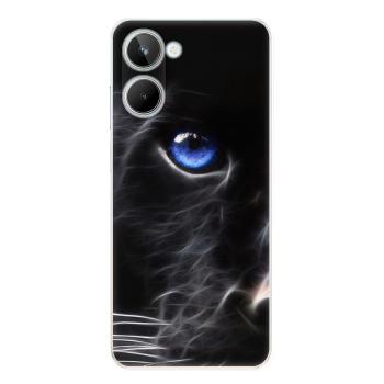 Odolné silikonové pouzdro iSaprio - Black Puma - Realme 10