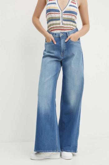 Džíny Pepe Jeans WIDE LEG JEANS UHW dámské, PL204740HV6